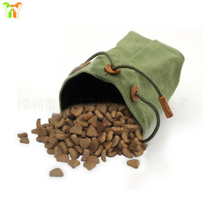 Sacs à friandises pour chien créatifs avec cordon de serrage, sacs à friandises portables pour animaux de compagnie pour l'extérieur, sacs en toile pour nourriture pour chien. - Product Image 5