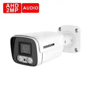 Fosvision AHD 1080p máy ảnh tầm nhìn ban đêm ngoài trời IR an ninh không thấm nước giám sát 2MP Bullet CCTV Camera