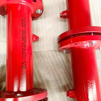 Tubería Recta Revestida de Acero y PTFE, Tubería Revestida de Fluoropolímero Anticorrosión para la Industria Química OEM
