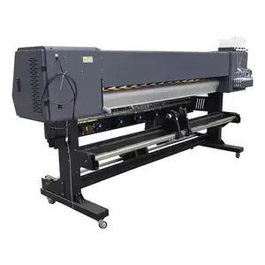 최고의 판매 실내 및 실외 대형 포맷 광고 잉크젯 인쇄 기계 1.8m XP600 인쇄 헤드 에코 솔벤트 프린터