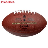Lame de Football en Latex rouge, Logo personnalisé pour ballon de Rugby, taille 5, Logo personnalisé, offre spéciale