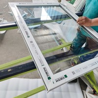 Fenêtre coulissante horizontale en PVC étanche à l'air, profil multi-chambres, isolation thermique, anti-poussière, pour extérieur, hôtels, appartements