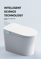 PLMR M929 Salle de bain intelligente, toilettes intelligentes, toilettes intelligentes à chauffage automatique conformes aux normes CE/cUPC/UKCA