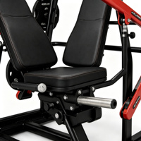 Machine de musculation commerciale inclinée pour la pectorale, équipement de gym à charge libre pour développements en assis
