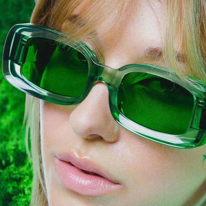 Gafas <span class=keywords><strong>de</strong></span> Sol Cuadradas STORY 2024, Novedad, Color Caramelo <span class=keywords><strong>de</strong></span> Moda, Montura Pequeña con Borde Grueso, Gafas <span class=keywords><strong>de</strong></span> Sol Rectangulares con Borde Grueso para Mujer y Hombre - Product Image 1