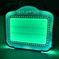 Support d'affichage de bouteilles de whisky en acrylique LED personnalisé à bas prix avec logo pour bar KTV, présentoirs de vêtements et service OEM