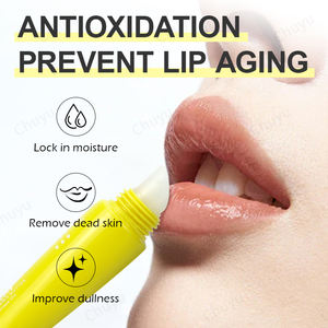 Tubos de brillo de labios de aceite de semilla de jojoba y manteca de karité personalizados Tratamiento de labios de almendra dulce Etiqueta privada - Product Image 3