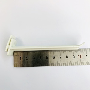 Espositore per supermercato gancio gancio appendiabiti in plastica da <span class=keywords><strong>4</strong></span>.<span class=keywords><strong>5</strong></span> "11.4cm di lunghezza gancio per pannello di plastica per esposizione - Product Image 6