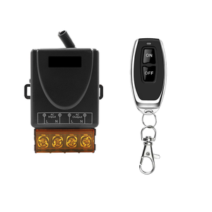 Interruptor de Control remoto <span class=keywords><strong>RF</strong></span> inalámbrico de relé de 220V 30A 433MHz, 1 transmisor + 1 controlador remoto receptor - Product Image 1