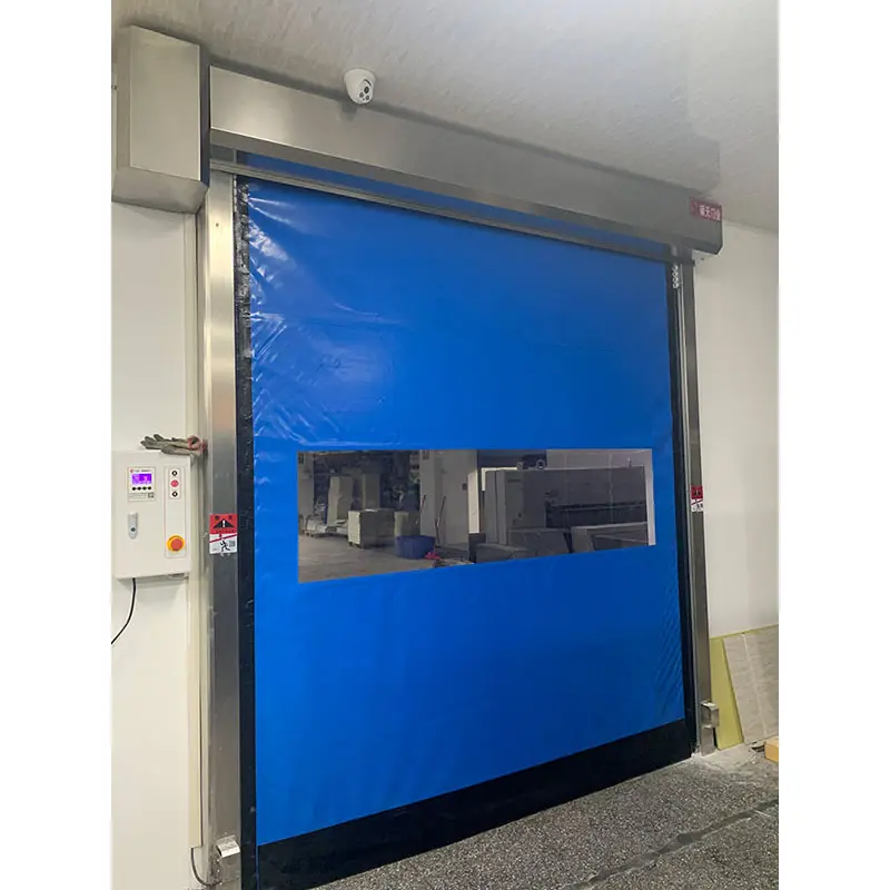 China Industrial PVC Dust-proof Automatic Fast Door for Work Shop