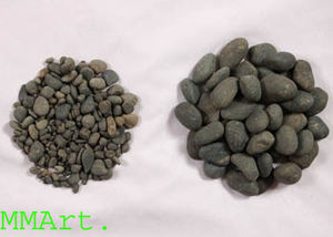 Mayorista Indio Ofrece Adoquines Redondos Pequeños Naturales Industriales y Guijarros Ecológicos Duraderos de Grava Negra - Product Image 3