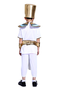 Fancy Carnival Party Egyptian King Dress up Halloween Kids Prince Cospaly Outfit Disfraz de Faraón egipcio - Product Image 6