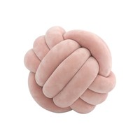 Coussin décoratif doux et moelleux en forme de boule nouée, personnalisable en gros, antibactérien, lavable en machine, pour canapé et maison