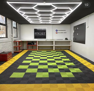 HanYin รังผึ้ง LED รถ รายละเอียดไฟเพดาน ที่กําหนดเองโรงรถ LED ไฟรังผึ้ง - Product Image 2