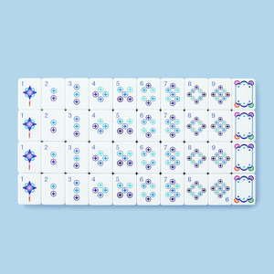Luxury Portable American <b>Mahjong</b> Tiles 160-Piece with Acrylic Tiles & 4-Layer Custom Pattern American <b>Mahjong</b> Tiles - Product Image 3