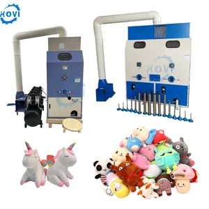 Automatische Polyestervezel Opening Pluche Speelgoed Vulmachine Ganzenveer Pop Kussen Dier Teddybeer Speelgoed Vulmachine