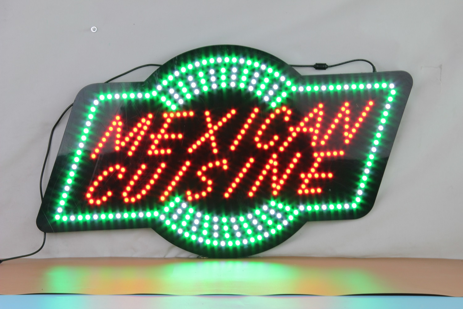 18*30 Inch LED Mexican Cuisine Advertising Sign - Bright & Animated