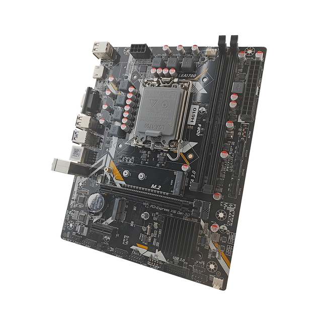 PCWINMAX Brand New H610 DDR4 64GB MATX Mainboard for Gaming and Office Use OEM ODM Bulk Order Wholesale