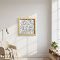 Décoration murale tissée style rustique - Art en macramé texturé 3D en beige naturel - Décoration bohème artisanale pour salon et chambre