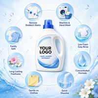 Détergent liquide moussant antibactérien doux à la lavande pour peaux sensibles, idéal pour les vêtements, usage domestique, personnalisable OEM