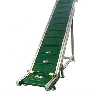 Gıda sınıfı beyaz yeşil 90 derece 180 derece dönüş pvc eğrisi bant konveyör - Product Image 1