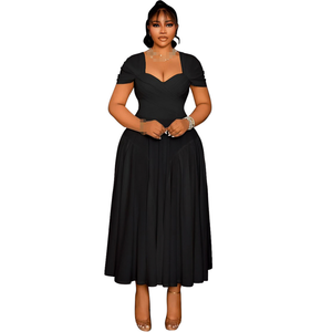 <span class=keywords><strong>Abito</strong></span> aderente a pieghe elegante con scollo lungo a collo lungo e <span class=keywords><strong>lunga</strong></span> e Maxi <span class=keywords><strong>abito</strong></span> da donna - Product Image 5