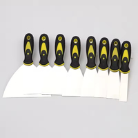 Spatule professionnelle de haute qualité et durable pour plaques de plâtre, personnalisable OEM, très vendue, couteau à mastic en acier inoxydable, réparation murale en caoutchouc
