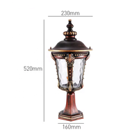 Applique murale extérieure antique lampes vintage haut de gamme balcon terrasse restaurant couloir jardin support mural extérieur lumières