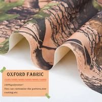 Tissu Camouflage Imperméable en Gros 100% Polyester 300D 900D 600D, Tissu Oxford Imprimé