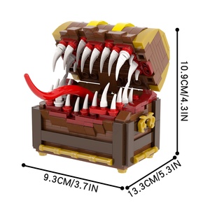 MOC1366 juego de construcción Dark Souls Yaranzo Cofre del Tesoro monstruo bloques de construcción ladrillos amigo juguetes para los ninos - Product Image 4