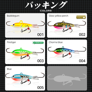 HUNTHOUSE Vente en gros de leurres de pêche à la traîne 11g 18g, appâts de pêche coulants pour la pêche sur glace <span class=keywords><strong>avec</strong></span> hameçon TRAÎNANT - Product Image 5