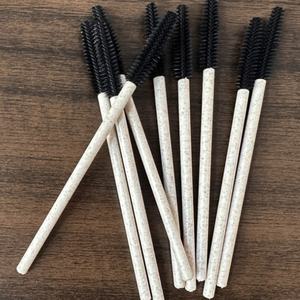 Pinceau à lèvres en paille de blé biodégradable jetable, écologique, best-seller, manche en forme de cœur, pour eye-liner et mascara, 9,7 cm - Product Image 4