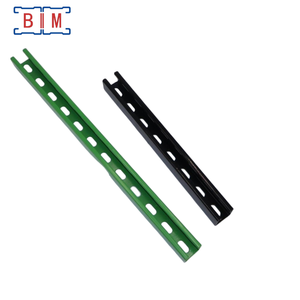 ערוץ יוניסטט ירוק שחור מצופה 1-5/8 "strut <span class=keywords><strong>u</strong></span> ערוץ סוג צבוע צבוע - Product Image 1