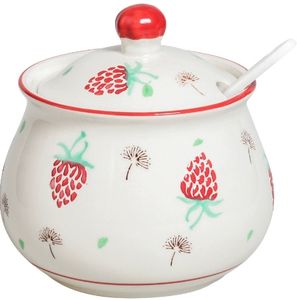 Diseño personalizado de diferentes tamaños de cerámica <span class=keywords><strong>azucarero</strong></span> aceite pimienta <span class=keywords><strong>salero</strong></span> con cuchara - Product Image 6