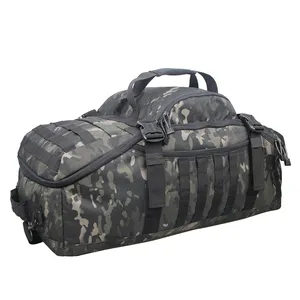Sıcak satış kamp depolama Duffel sırt çantası büyük kapasiteli bölmesi taktik bagaj çantası