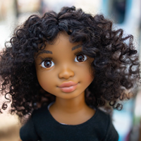 Poupée de mode personnalisée en plastique, les meilleurs jouets et jeux, poupée noire avec vêtements pour enfants