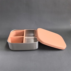 <span class=keywords><strong>Vaisselle</strong></span> pour bébé coréenne moderne 2025 sans BPA, chauffable, durable, écologique, boîte à lunch pour enfants pour une utilisation en extérieur - Product Image 4