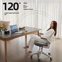 Chaises de bureau ergonomiques modernes au design simple, base à cinq étoiles, pivotantes, réglables, en maille, pour la maison, le bureau, les salles de conférence et l'informatique