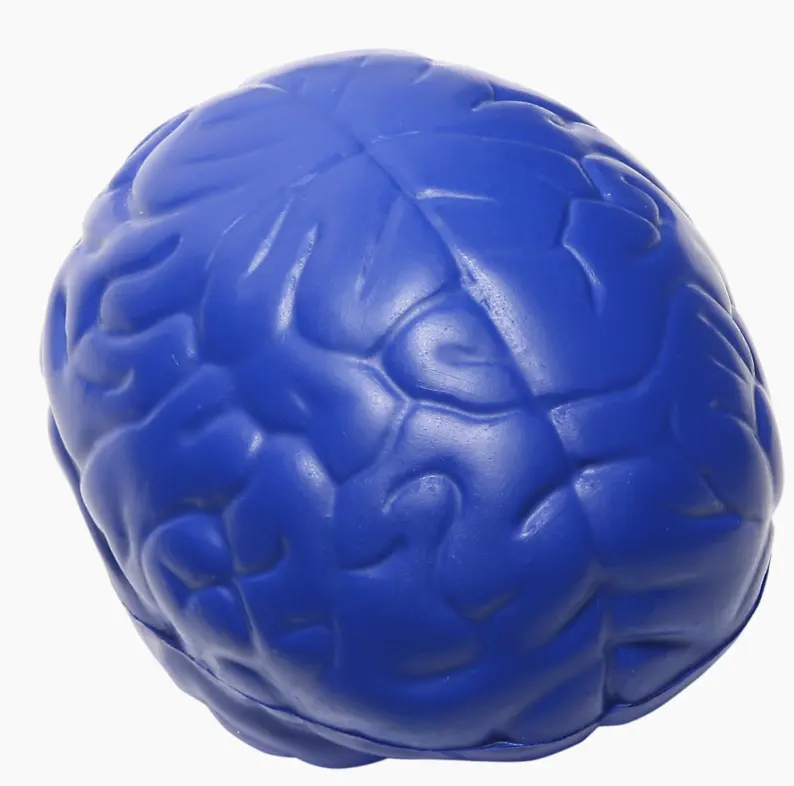Giocattolo promozionale della schiuma antistress dell'unità di elaborazione a forma di cervello della palla dello Stress del cervello del regalo promozionale