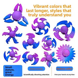 ของเล่นเสริมสมาธิแบบหมุนปลายนิ้ว สีสันสดใส ไล่เฉดสี บรรเทาความเครียด ปรับแต่งโลโก้ได้ ของเล่นส่งเสริมการขายพิเศษ - Product Image 4