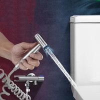Offre Spéciale – Ensemble de Douchette WC Murale Moderne en Acier Inoxydable Écologique pour Salle de Bain et Hôtel, avec Pulvérisateur Bidet Brossé Shattaf