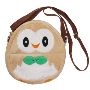 Venta al por mayor de peluches Pokémon: Charmander, Psyduck, Eevee, Snorlax, Mimikyu, Rowlet, Lucario, de 18x20 cm, con función de bolso de hombro suave y llavero - Product Image 3