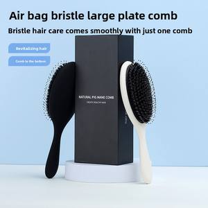 Nuovo arrivo grande pettine per capelli con setole rotonde Private Label customizzato accettabile per capelli Extension <span class=keywords><strong>Brush</strong></span> con confezione regalo - Product Image 2