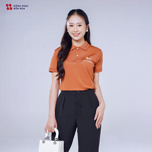 Polo personnalisé OEM en coton et polyester respirant, uniforme pour le personnel et la promotion - Product Image 3