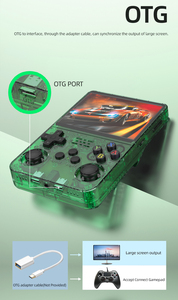 Console de jeu portable R36S Écran IPS HD de 3,5 pouces Mémoire de 64 Go Durée de vie de la batterie ultra-longue Cadeau pour adultes, adolescents et enfants - Product Image 6