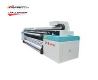 Impresora de rollo UV INFINITI, precio industrial, película de PVC suave, papel de pared, máquina de impresión digital de cuero con cabezal 1024GS