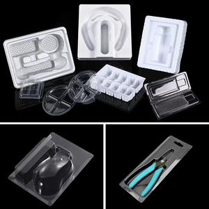 PVC vỉ bên trong khay bao bì hộp trong suốt gấp Vỏ Sò cho đồ chơi và phần cứng - Product Image 4