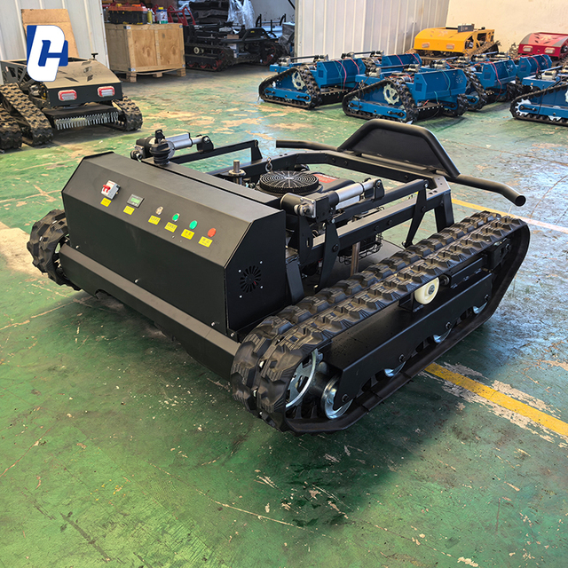 Professional Mini Intelligent Self-Propelled Lawn Mower Rubber Agricultural Remote Control Robot 900mm Automatic Lawn Mower