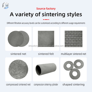 Multilayer 304 316 thép không gỉ Dây kim loại lưới thiêu kết lọc lưới Thông tư tấm lọc cho bộ lọc khí - Product Image 4