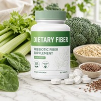 Complément alimentaire prébiotique en comprimés de fibres alimentaires OEM ODM, 60 comprimés